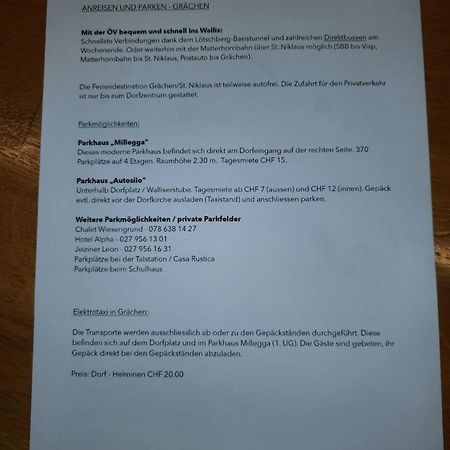 Chalet Clair De Lune Bei Graechen Vs Gasenried Buitenkant foto